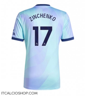 Arsenal Oleksandr Zinchenko #17 Terza Maglia 2024-25 Manica Corta